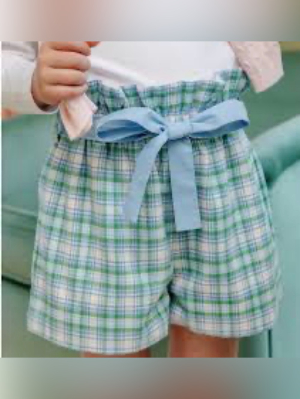 The Beaufort Bonnet Company Maddie Bea Bag Shorts - Eastpoint Plaid